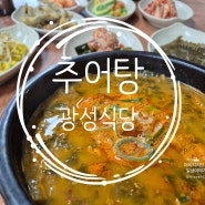 남원광한루원맛집| 광성식당| 추어탕+미꾸라지튀김 세뚜