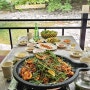 경남 계곡 백숙 밀양 방갈로농원 평상, 애견동반 식당