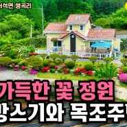 매물373 홍천 정성 가득한 꽃 정원 프로방스 기와 목조주택 2억5천만원