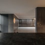 다크한 모노톤의 감각적인 50평형 거실인테리어 |부산 엑슬루타워| <design NODE>