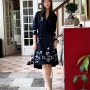 (Flash Sale) 택째 새상품 이태리 밀라노 부띡 KLMILAN 네이비 드레스 (국내 44-55사이즈)