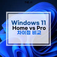 마이크로소프트 윈도 11 Home va Pro 차이점