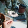 집콕취미생활추천 종이공예 종이꽃만들기 아네모네 주름종이 페이퍼플라워 크래프트
