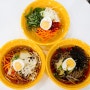 병아리김밥 여름나기 3대장 메뉴: 냉모밀, 냉쫄면, 곤약메밀물냉면!