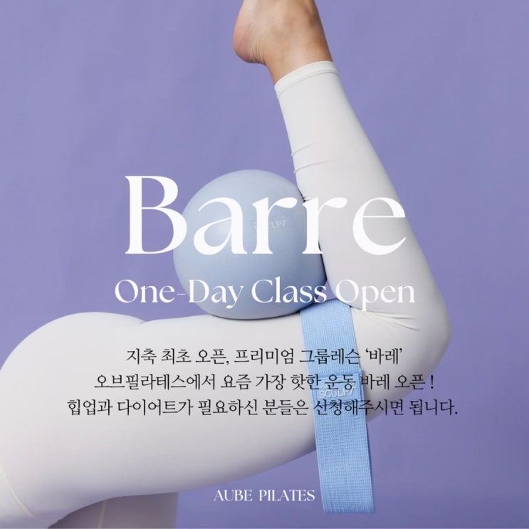 [지축 삼송 필라테스] 최대 40% 사전등록 안내, 요즘 제일 핫한 운동 바레 