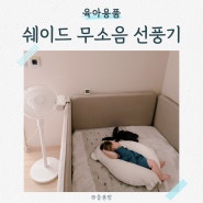 아기 밤잠 걱정없는 무소음 아기방선풍기, 쉐이드 BLDC 선풍기 리뷰