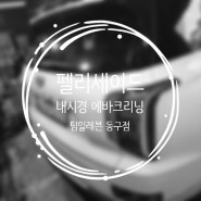 대구 에바크리닝. 팰리세이드 내시경 에바크리닝 - 팀일레븐동구점(락카디테일링)