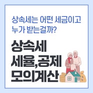 상속세 의미와 세율 공제액 자동계산기