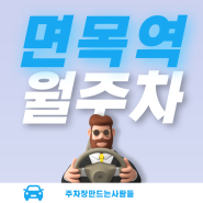 면목역 월주차_당신이 모르던 면목동, 면목역 월주차장 대신 찾아드립니다.