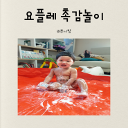 6개월 7개월 돌아기 요플레 촉감놀이 김장 매트 사용