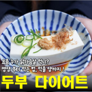 "닭가슴살"보다 "두부" ?!, 영양 / 섭취량 / 조리방법 / 두부식단