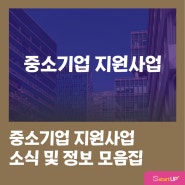 중소기업정부지원금, 중소기업청년지원금 - 지원사업 정보 모음집