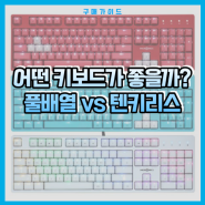 어떤 키보드가 좋을까? 풀배열 vs 텐키리스 키보드 비교