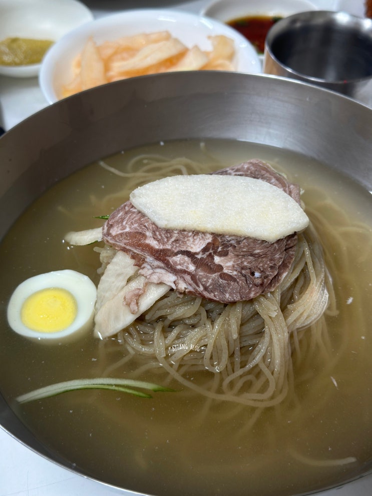마포 을밀대 평냉 초급자 맞춤 완벽한 냉면 : 네이버 블로그