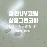 대전 판암동 삼정그린코아 1단지 싱크대 상판 uv코팅
