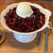 해남 안나카페 여름 한정 체리빙수 맛집. 올해도 내돈내산 성공! 아인슈페너, 아메리카노 맛집