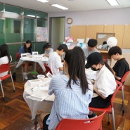 부산 모전중학교 봉사단 화과자만들기 출강 후기