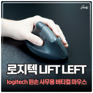 버티컬 마우스 추천 로지텍 LIFT LEFT 사무용마우스 리뷰