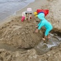 낙산사 해변) 아이들이 놀기좋은 모래놀이터