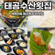 당진 왜목마을 태공수산횟집 스끼다시 25종 회 맛집