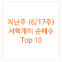 [1221] 지난주 서학개미 순매수 Top 10 (6/17주) : 엔비디아 · 브로드컴 · 퀄컴 · TSMC · 마이크론테크놀로지 · NVDL · ARM · 애플 · CONL