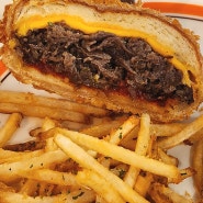 건대떡볶이 미국 현지맛 햄버거 생각나눈 킹스낵