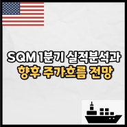 SQM 1분기 실적분석과 주가흐름 전망 (Feat. 리튬가격 폭락, 배당금)