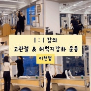 [경기도 이천] 고관절 스트레칭, 허벅지 강화 운동 필라테스 율