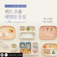 육아초보맘도 모윰과 함께라면 이유식 걱정 끝! 이유식준비 필수템 위드모윰 체험단 모집 공유