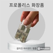 미백 주름개선 2중 기능성 화장품인 셀리진 프로폴리스 화장품 후기