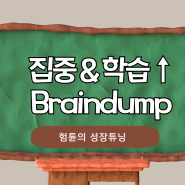 Braindump 생각비우기 기록이 생산성 향상에 도움되는 이유