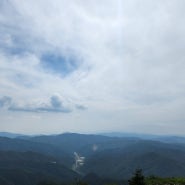 여름 날 태백산 장군봉 문수봉 등산