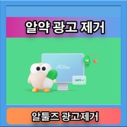 알툴즈 알약 알캡처 광고 차단 제거 방법