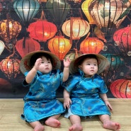 포항 이마트 문화센터 애기똥풀 9개월 쌍둥이 1회차 수업 베트남투어