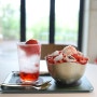 전주 대형 카페 평화동 모이라 루프탑카페 여름 딸기빙수 딸기에이드