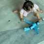 18개월 아기 비행기 장난감, 시쿠 비행기와 컨테이너선