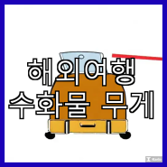 해외여행 수하물 규정과 전자책, 화장품 패킹 팁