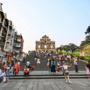 마카오 자유여행 중국속에 작은 유럽 세나도 광장
