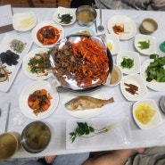 [김천 직지사 맛집] 김천 산채모듬한정식 맛집 한성식당