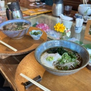 마쓰야마 우치코 소바 맛집 시모하가테이 로컬 소품샵