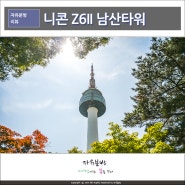 니콘 Z6II 풀프레임 미러리스 카메라 서울 남산타워 여름 출사