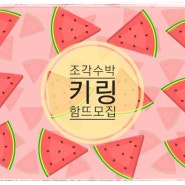 🍉조각수박키링🍉 함뜨모집