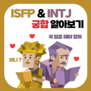 MBTI 궁합) ISFP & INTJ 궁합 (연애, 특징, 밈, 짤, 차이, SFNT 유형 궁합, 소시오닉스 활성화 관계)