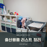 경산맘의 출산필수템만 정리한 육아용품 리스트 (파일 제공)