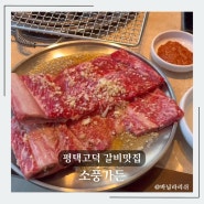 평택 고덕 갈비 맛집 단체모임하기 좋은 왕갈비맛집 소풍가든