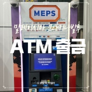 코타키나발루공항 트래블로그카드 ATM출금(MEPS 현지 수수료 있음), 그랩택시 위치