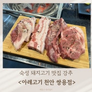 쌍용동 맛집 아레고기 천안 쌍용점 강추 / 천안 아기랑 식당