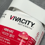 비바시티 빙그레 건강tft 비오틴 구미젤리 리치맛 비오틴 젤리