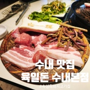 수내 맛집[육일돈 수내본점]숙성 흑돼지 고기집(찐맛집)