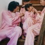 고급스러운 홈웨어 추천 연예인 파자마 잠옷 투바투 TXT 착용 고고르르ㅣ가족전체 아이들 착용하기 좋은